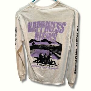Size small women Jonas Brothers Happiness Begins Tour 2019 Long Sleeve Shirt